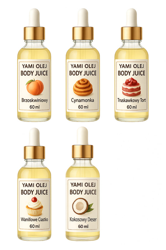 PREORDER Naturalne Pachnące olejki do całego ciała 60ml (Można je zlizać 👅)