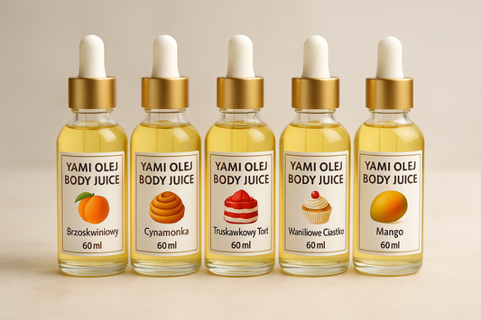 💎 BIG Zestaw YAMI Body Juice – Cała Kolekcja Olejków Do Ciała  5 × 60 ml | Oszczędzasz 200 zł 💎- Preorder