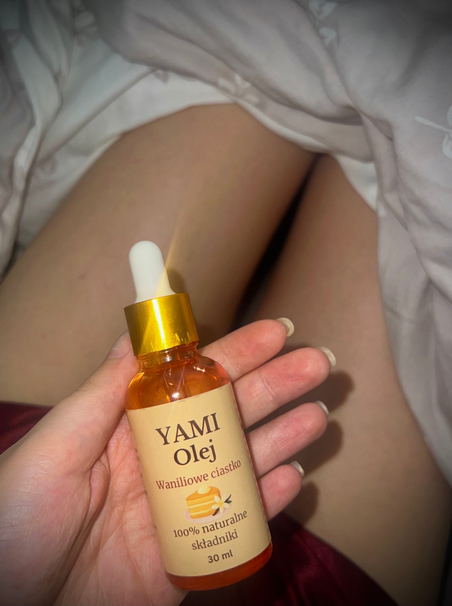 YAMI Olej – Naturalny pachnący olejek intymny (Można je zlizać 👅)- pielęgnacja staje się deserem 30ml